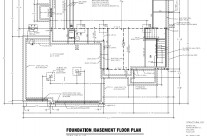 Foundation – Basement Floor Plan